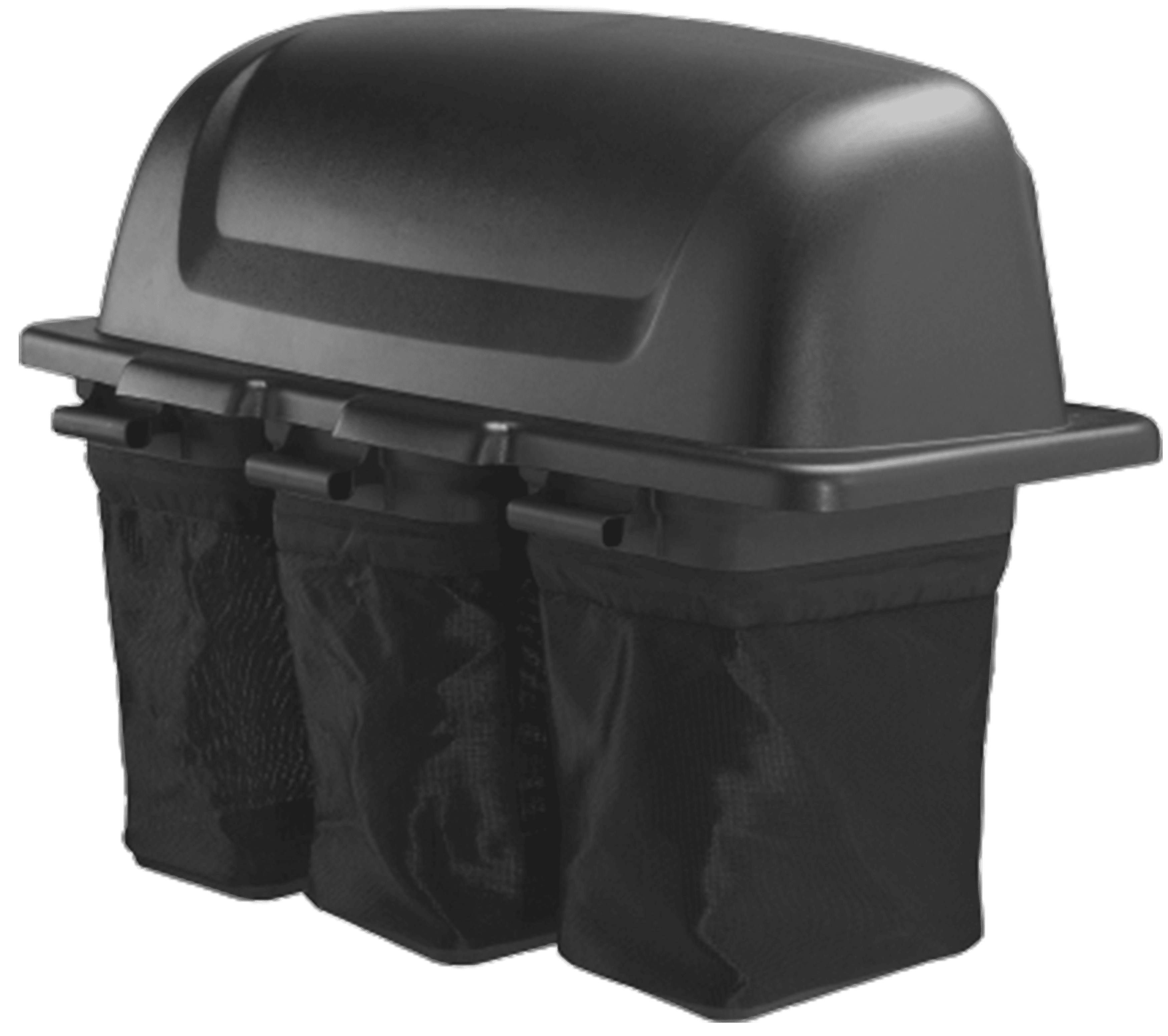 Increase productivity and versatility with a 317 litre triple bag collection system. Unique design removes or installs in a matter of minutes. image